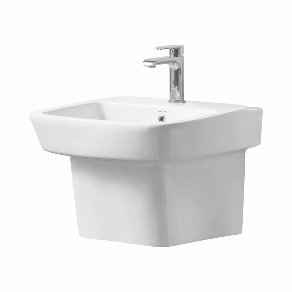 Ceramic Varmora Dianna Corner Wash Basin