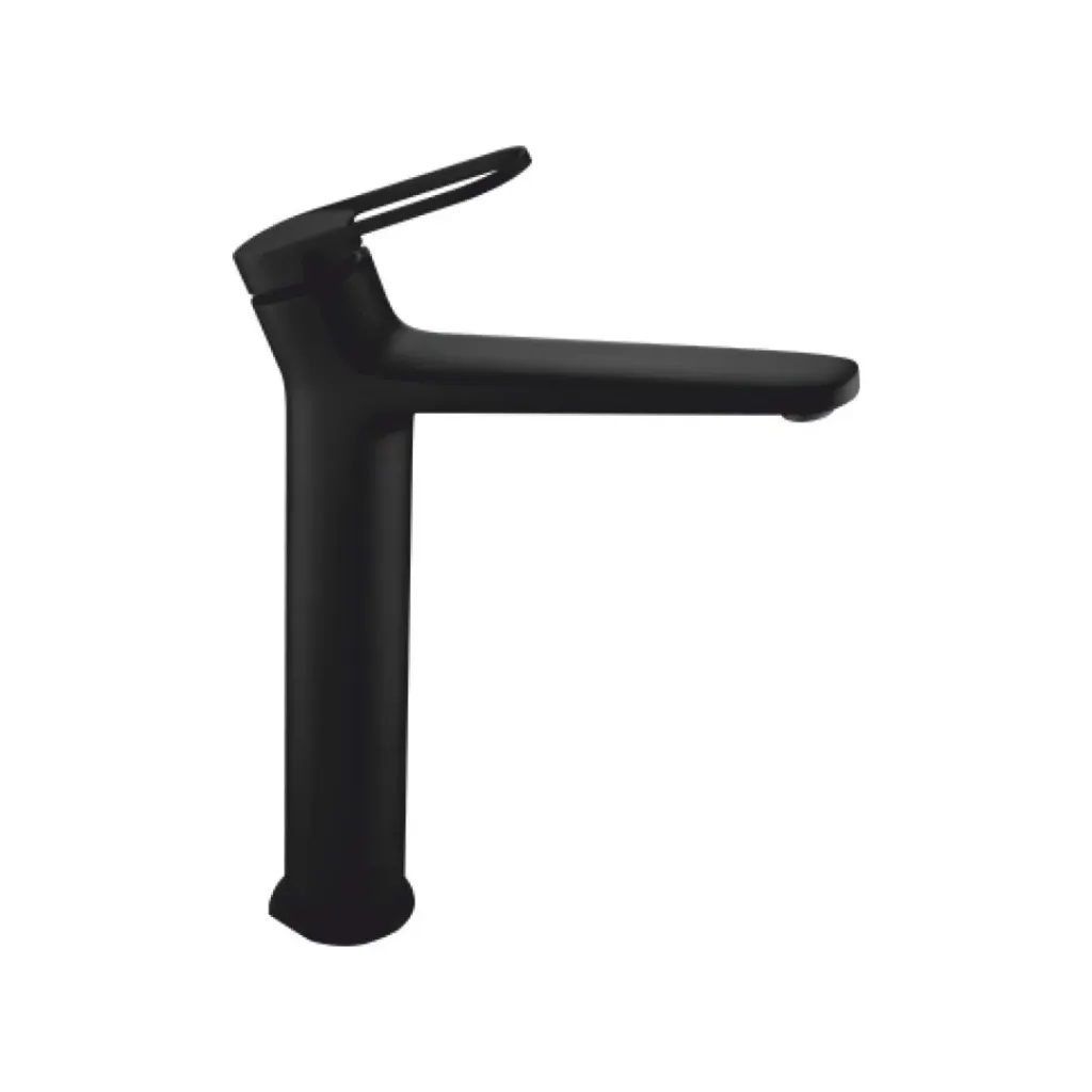 Magma Single lever Extended basin mixer – Black