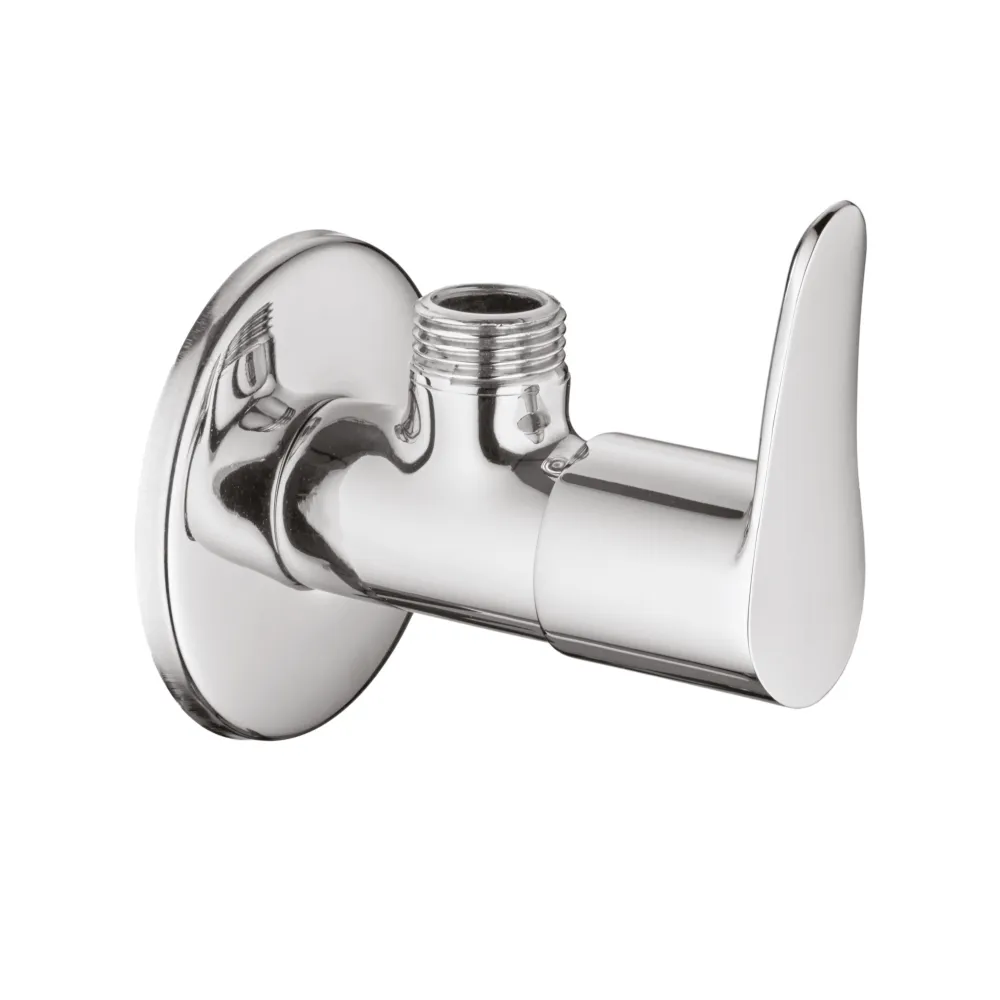 ANGULAR  STOP COCK WITH WALL FLANGE