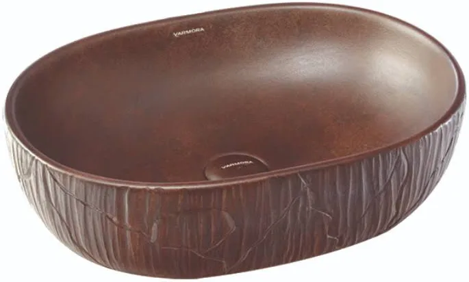 Varmora Stone Collection Copper Stone table top wash basin